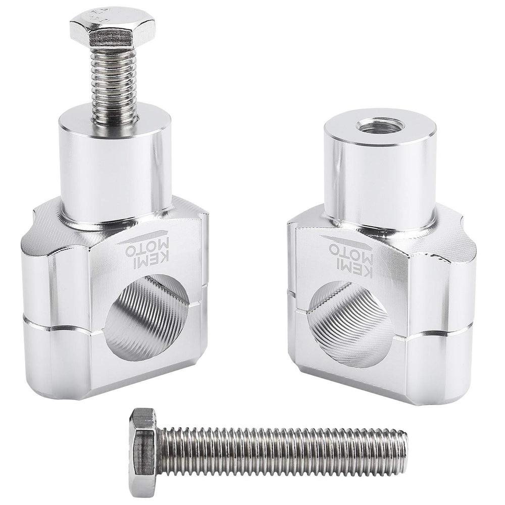 KEMIMOTO riser mount clamps with bolts provide secure installation.