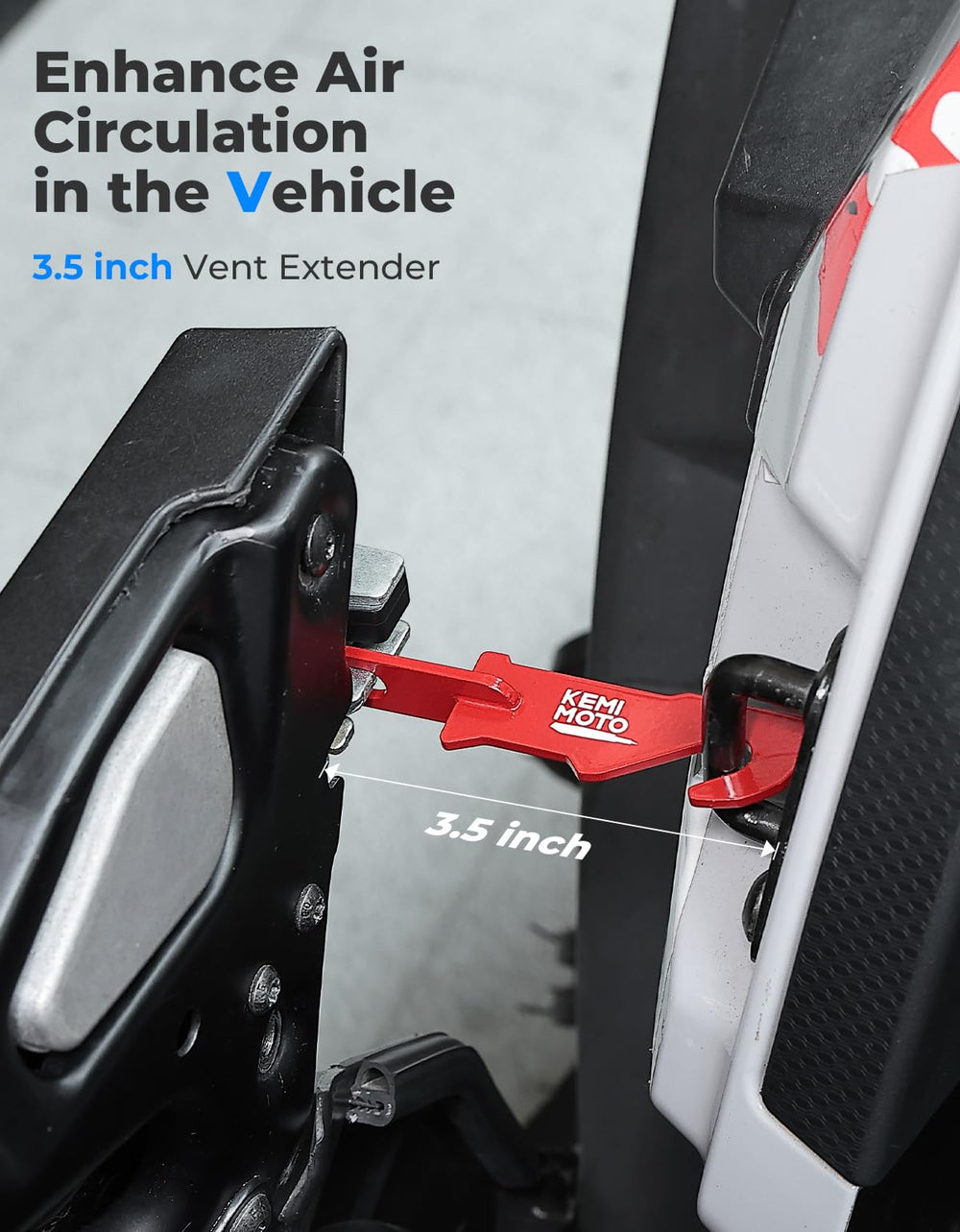 KEMIMOTO RZR XP1000 door latches with quick, tool-free installation.