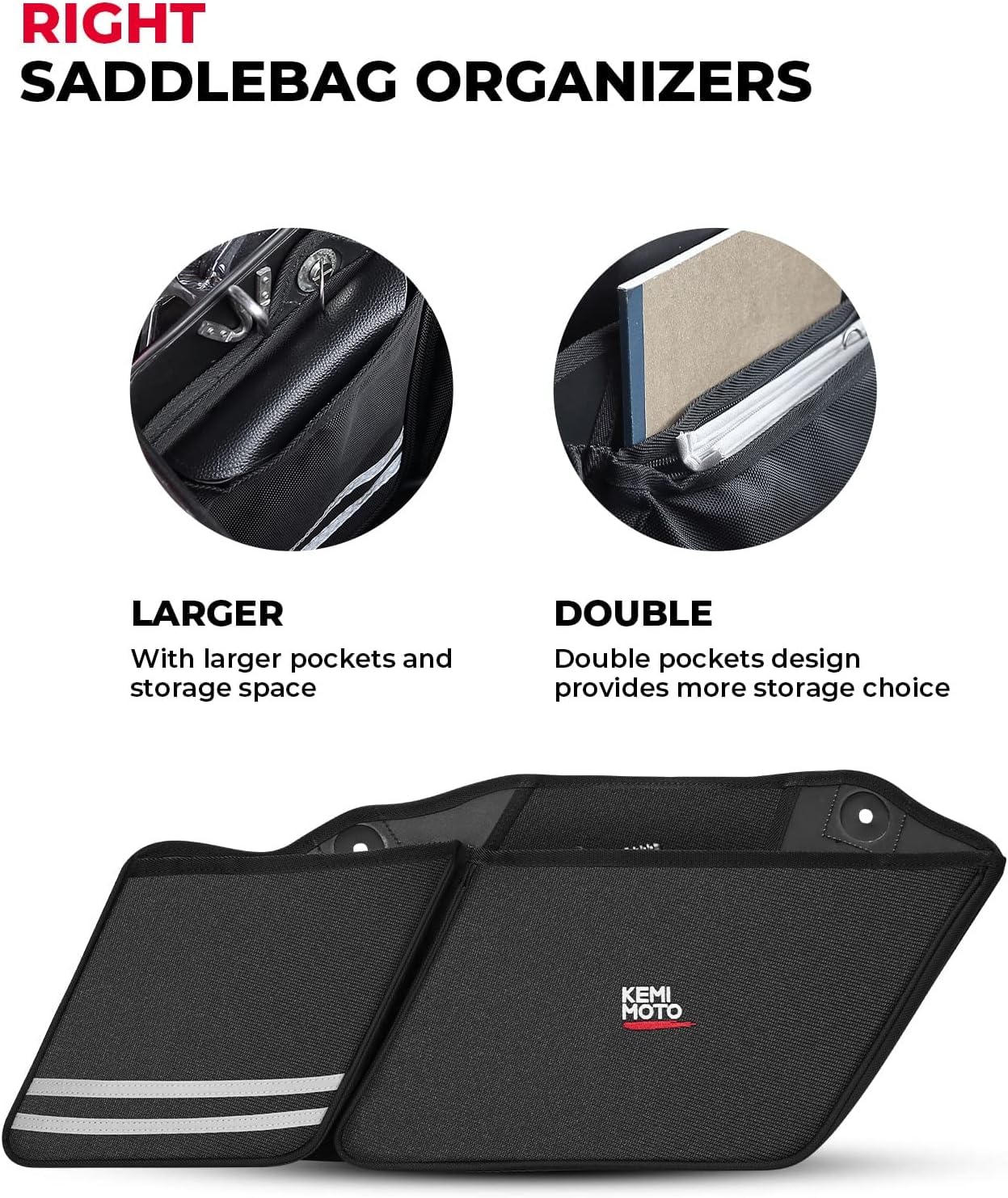 KEMIMOTO easy installation with quick-release fasteners for a secure mount