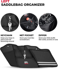 KEMIMOTO multiple-pocket design keeps phones, keys, and documents organized