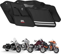 KEMIMOTO saddle bag organizers side view show tidy space for touring gear