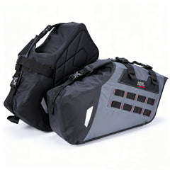 KEMIMOTO saddlebags IPX6 waterproof side bags keep gear dry on all-weather rides.