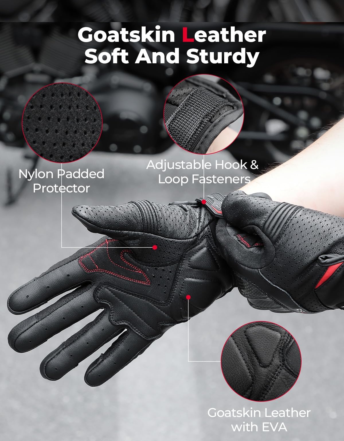 KEMIMOTO warm yet breathable design for winter riding