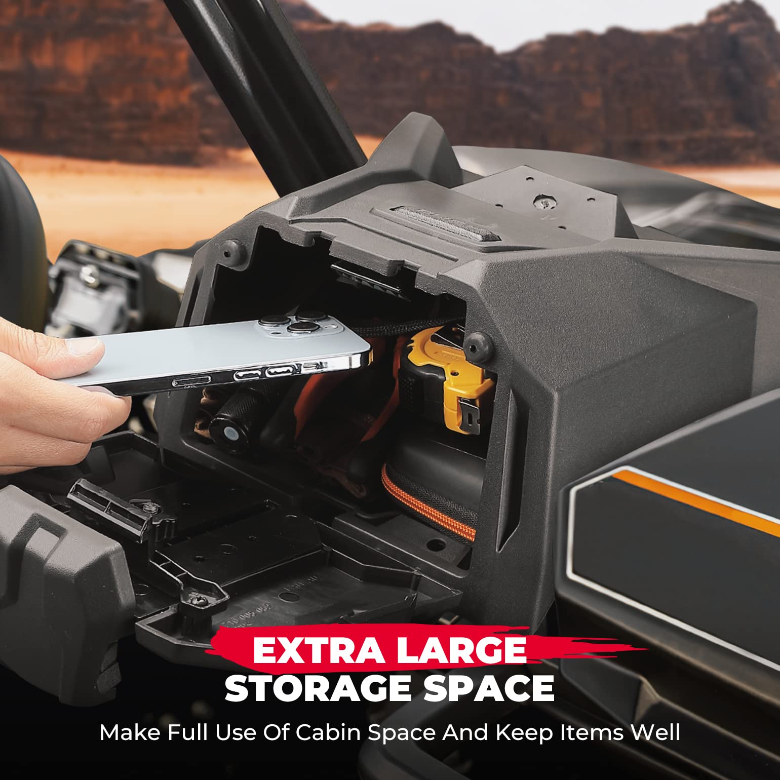KEMIMOTO front-panel sponge buffer protects devices from bumps and scratches.