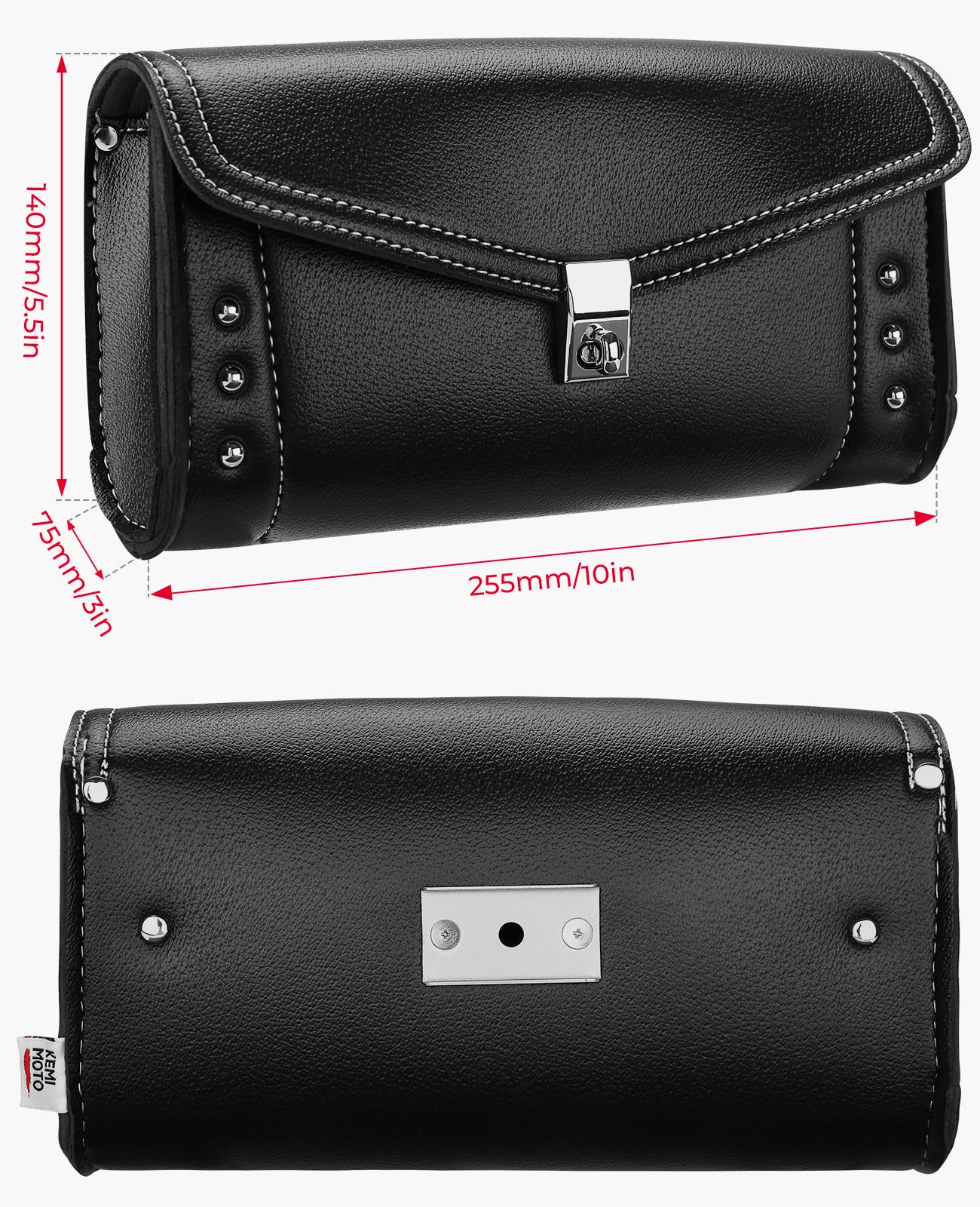 KEMIMOTO turn-buckle setup installs without drilling for easy mounting.