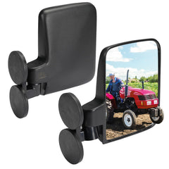 KEMIMOTO tractor magnetic side mirror with strong suction for paint-safe mounting.