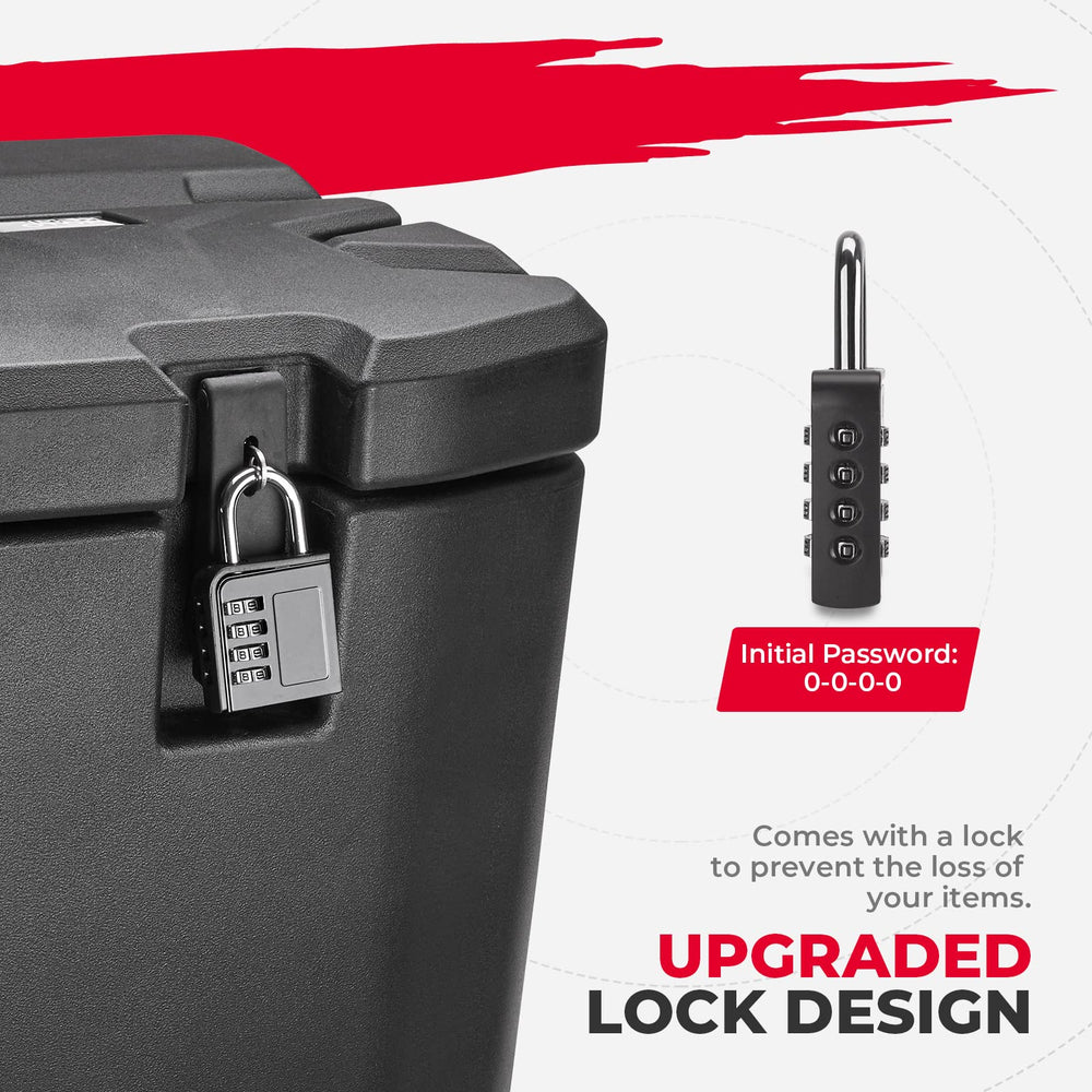 KEMIMOTO under-seat storage installs easily with included brackets and screws