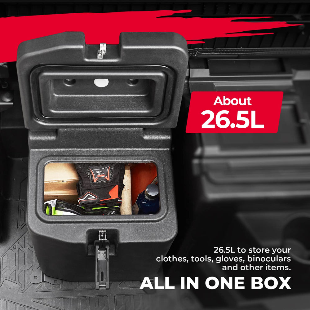 KEMIMOTO compact design maximizes under-seat space without compromising access