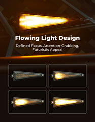 KEMIMOTO amber signal lights improve visibility in challenging weather.
