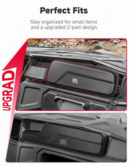 KEMIMOTO UTV bag detachable pocket design keeps items separated.
