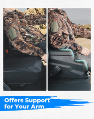 KEMIMOTO UTV center console cup holders keep drinks secure on rough trails.