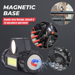 KEMIMOTO UTV dome light provides spot and area lighting for versatile night tasks.