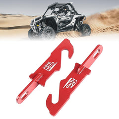 KEMIMOTO UTV door latches with 3-5 inch vent extender improve cab airflow.