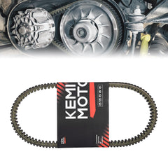 KEMIMOTO UTV drive belt close-up shows reinforced construction for durability.