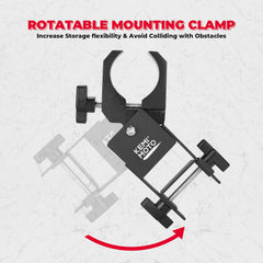 KEMIMOTO UTV belt holder stacks belts up to 35 mm thick for compact storage