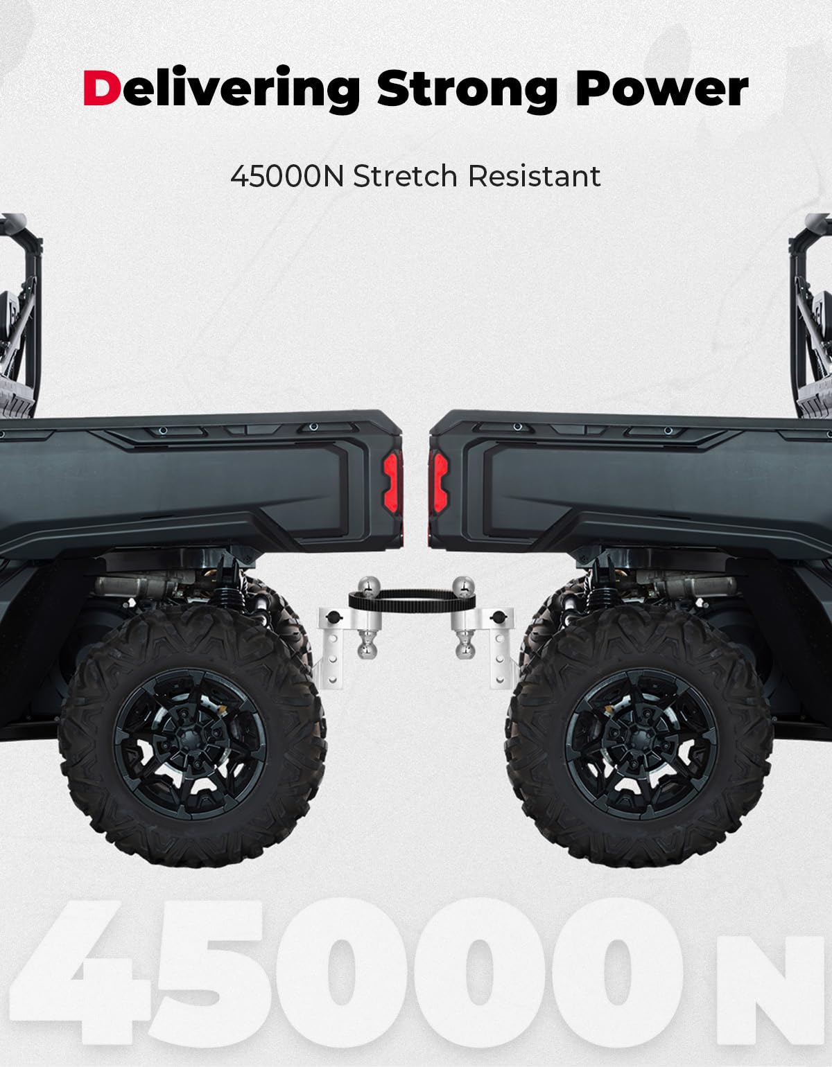 KEMIMOTO UTV belt endures wide temperature range (-40℃ to 180℃).
