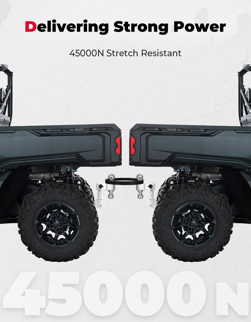 KEMIMOTO UTV belt endures wide temperature range (-40℃ to 180℃).