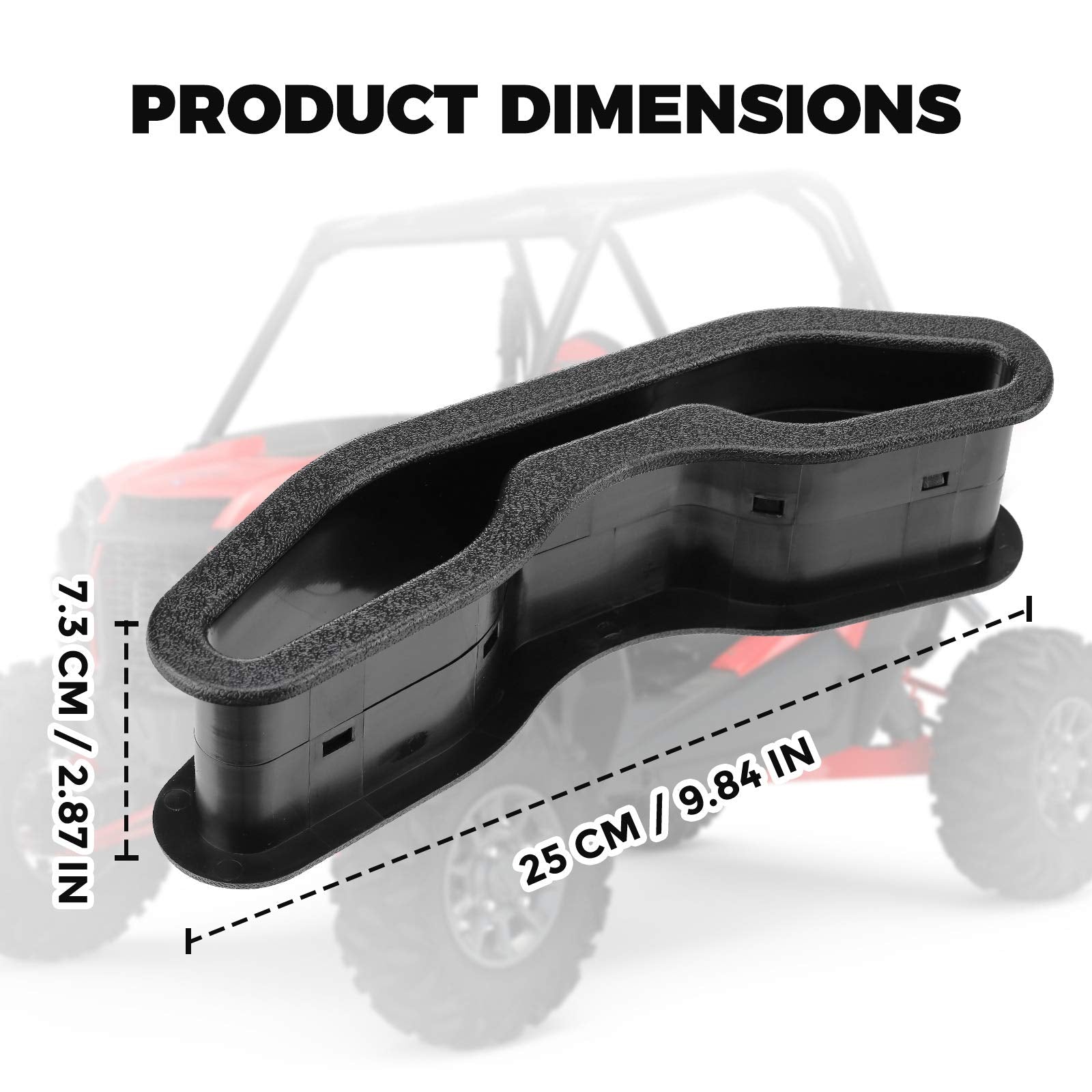 Kemimoto UTV harness bezel closeup edges highlight durable construction and precise fit.
