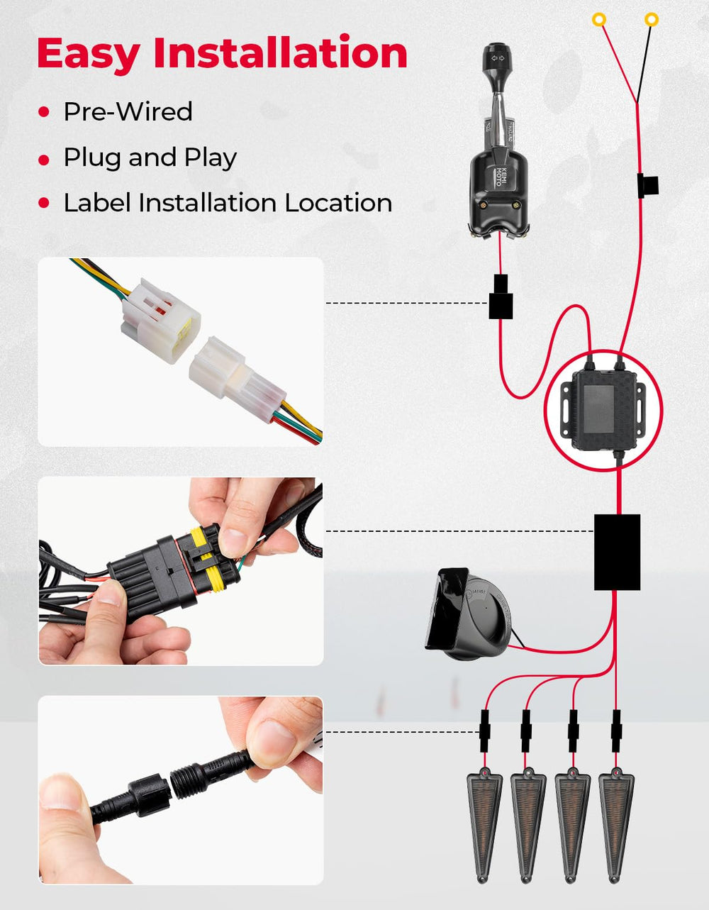 KEMIMOTO installation guide included for quick plug-and-play setup.