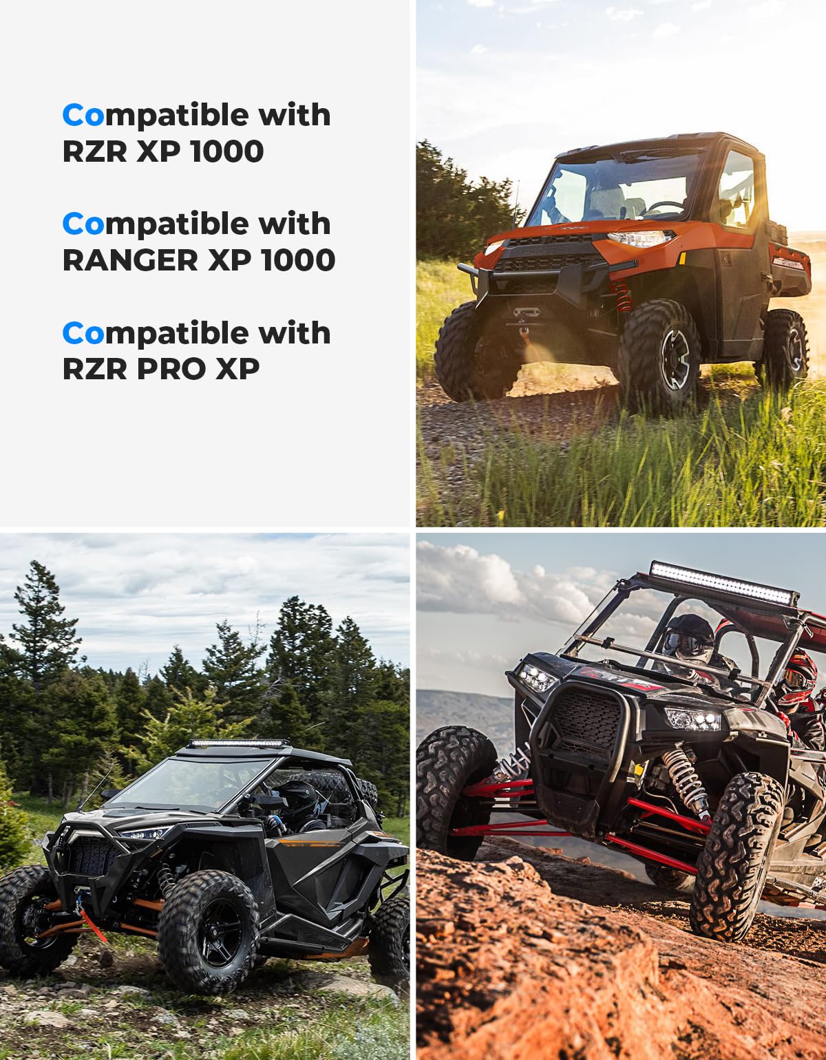 KEMIMOTO UTV parking brake left-foot operation for easy engagement