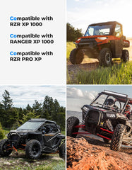 KEMIMOTO UTV parking brake left-foot operation for easy engagement
