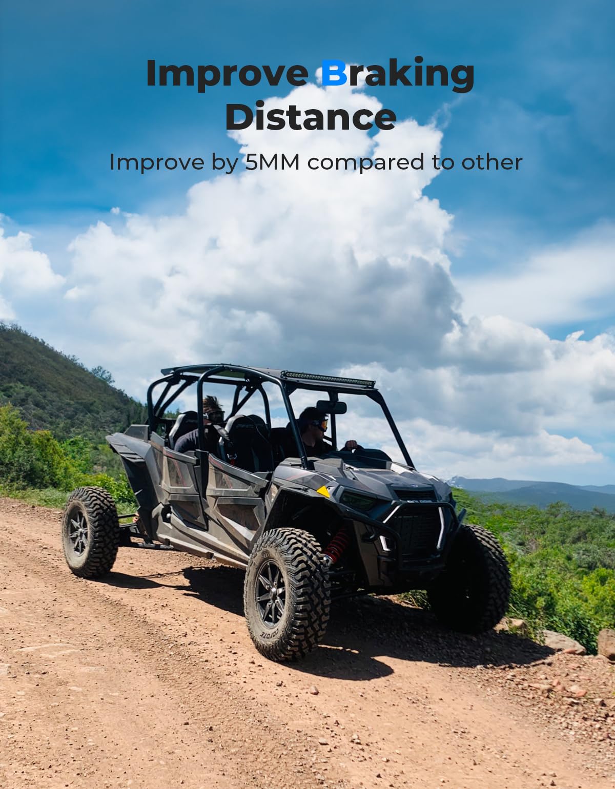 KEMIMOTO UTV parking brake fits Polaris RZR XP 1000 series