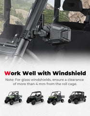 KEMIMOTO rearview mirror features 3-axis rotation for precise angle adjustment.