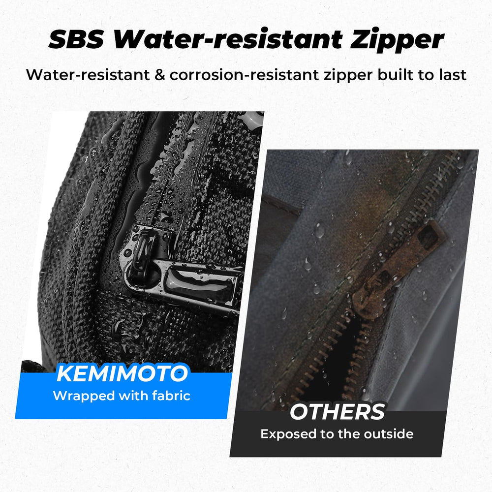 KEMIMOTO 1680D fabric provides water and tear resistance