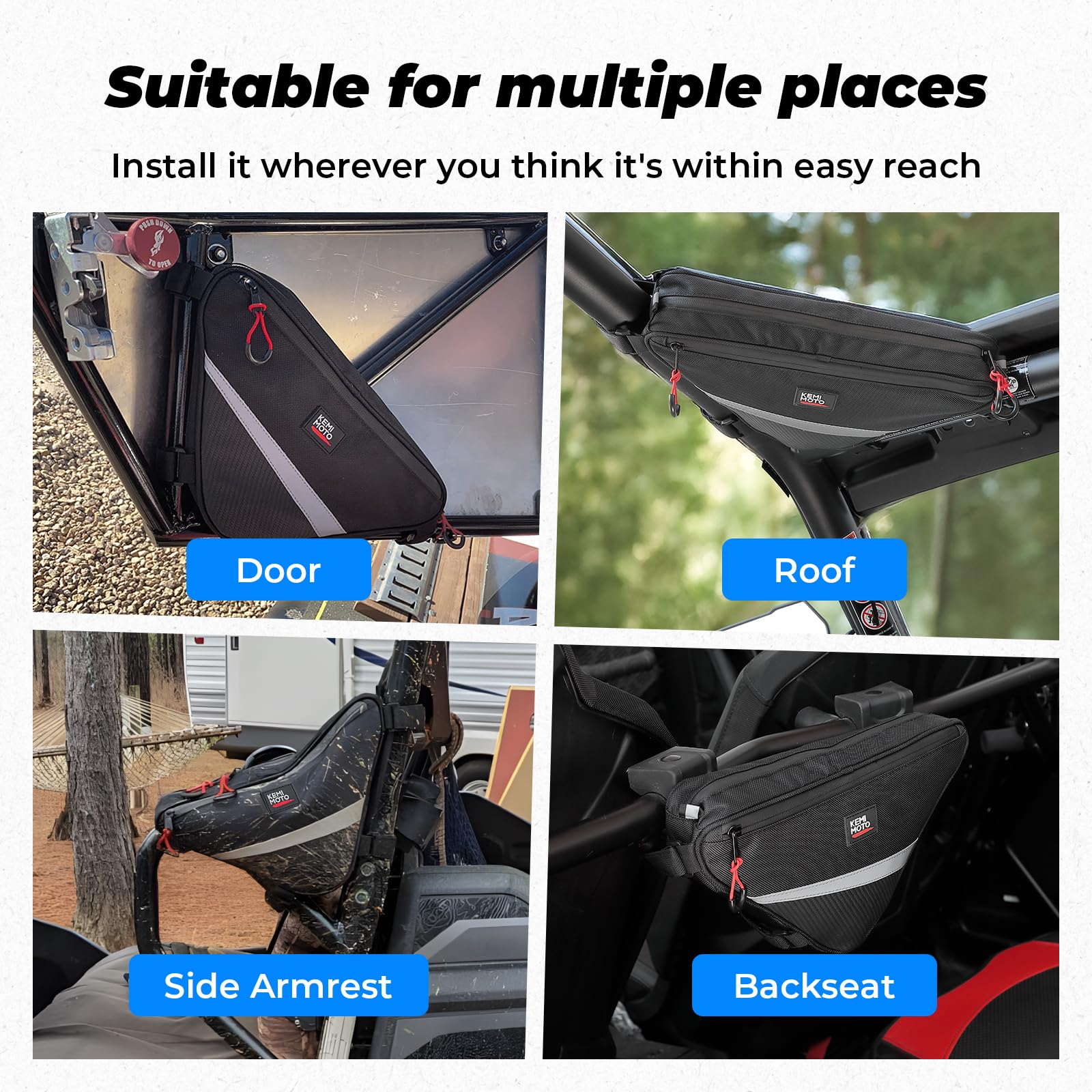 KEMIMOTO 90-degree design enables flexible mounting options