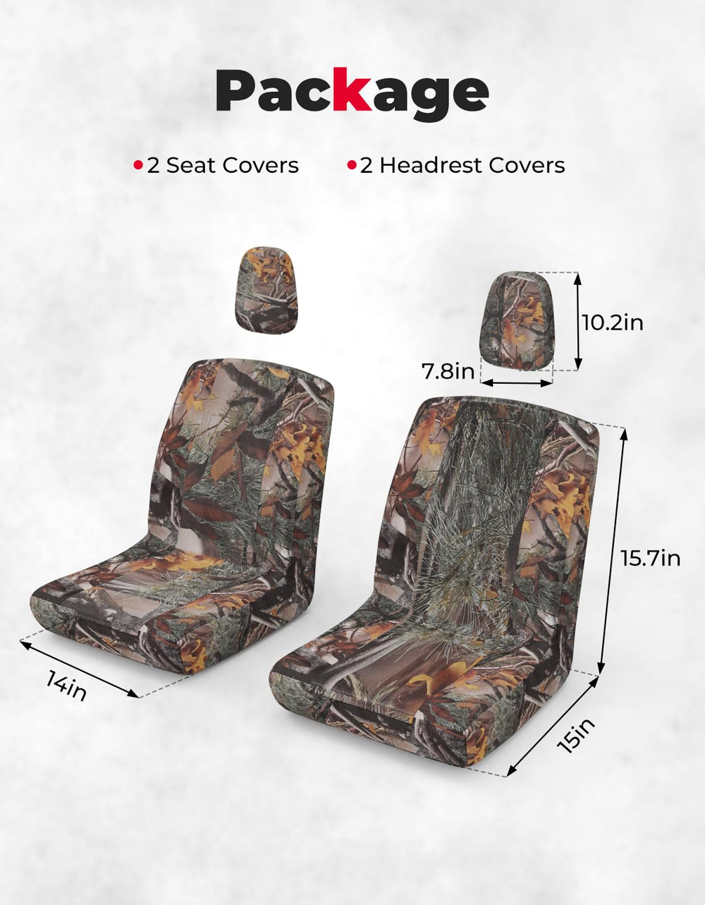 KEMIMOTO seat cover built-in drain hole aids quick drying after rain