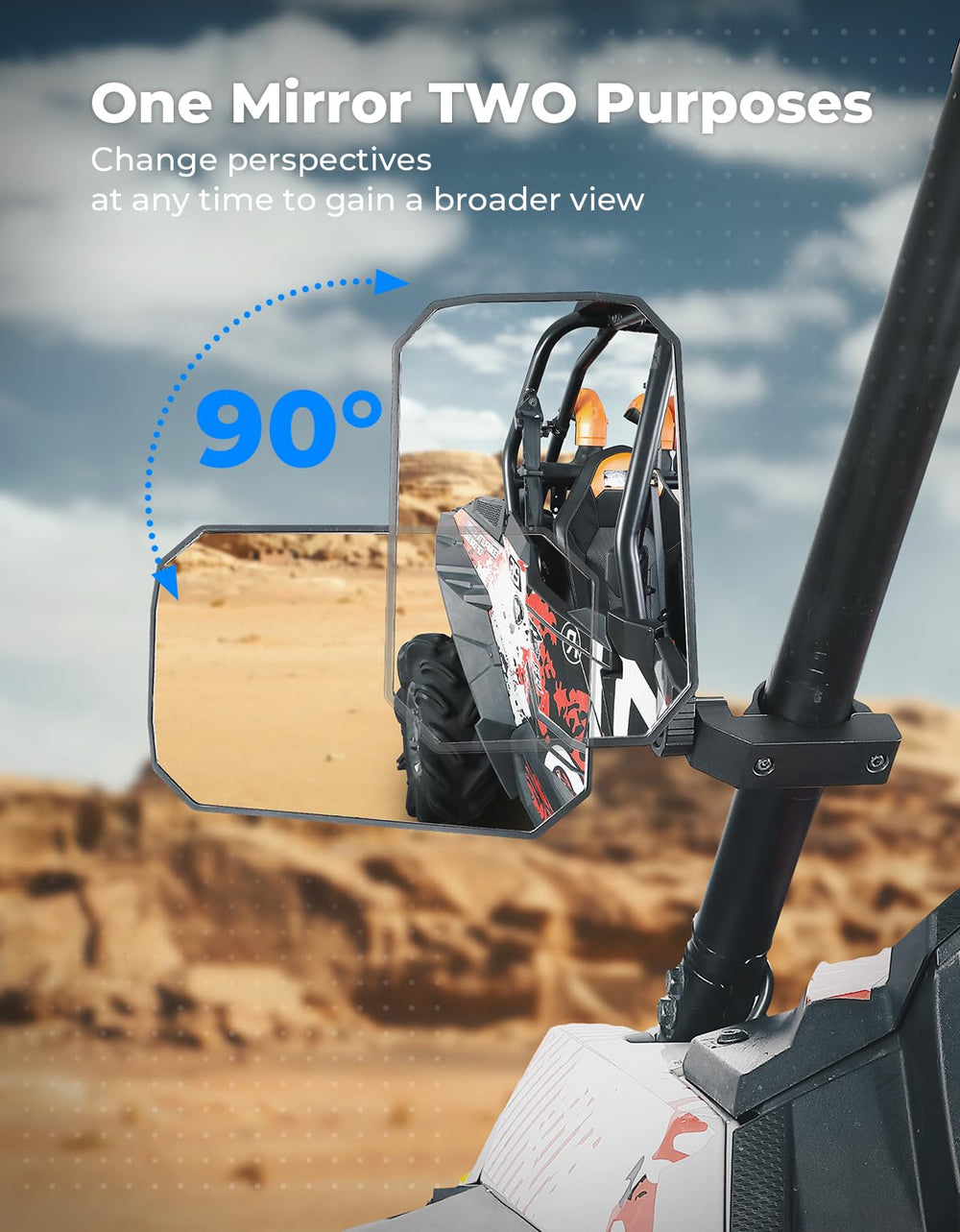 KEMIMOTO aluminum housing boosts strength on tough off-road rides.