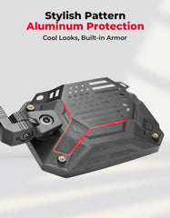 KEMIMOTO folding-design mirrors protect during tight trail passages and docking