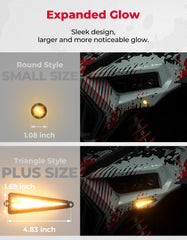 KEMIMOTO UTV turn signal horn 110dB for clear audible warning.