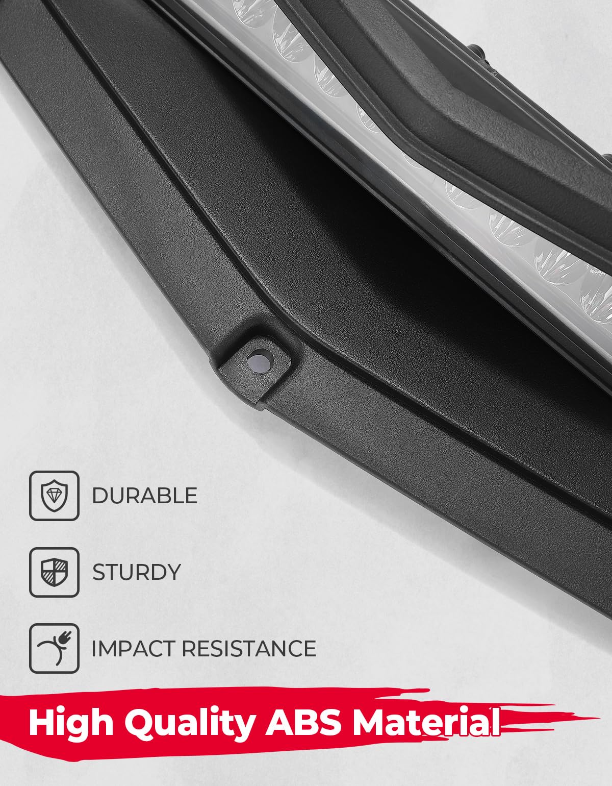 KEMIMOTO Wolverine RMAX2-compatible light adds clear trail lighting.