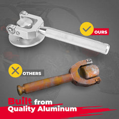 X3 belt tool with 360° rotation for quick access to tight belt paths.