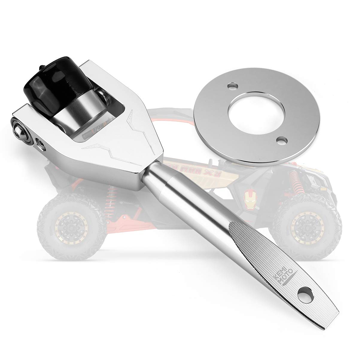 Kemimoto X3 belt changing tool assembly view for easy field belt swap