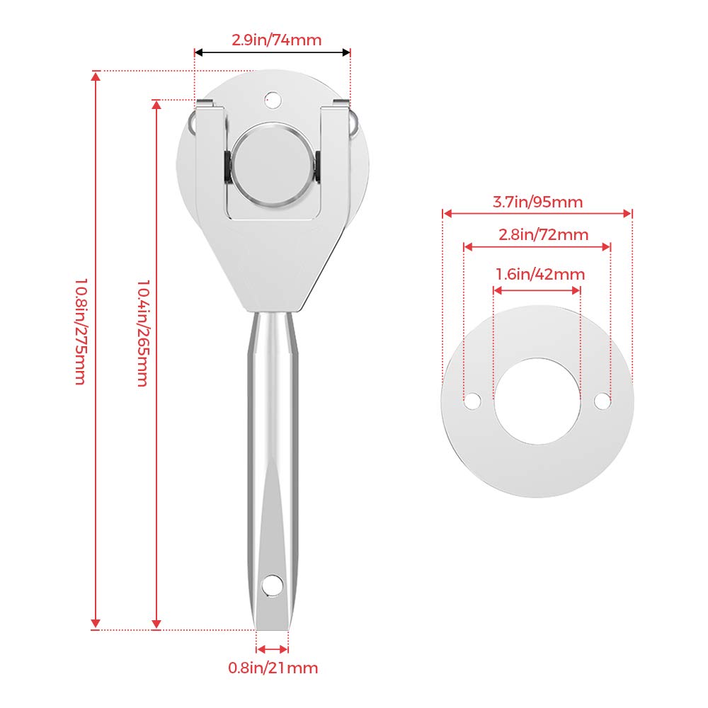 Kemimoto X3 tool with hanging hole and caps keeps components secure