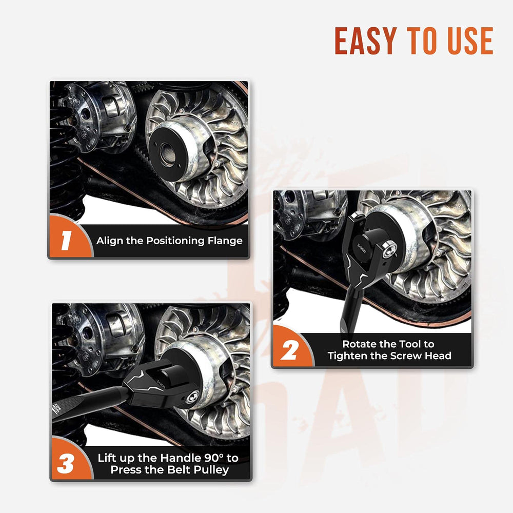 CNC machined aluminum construction offers rust resistance and durability.