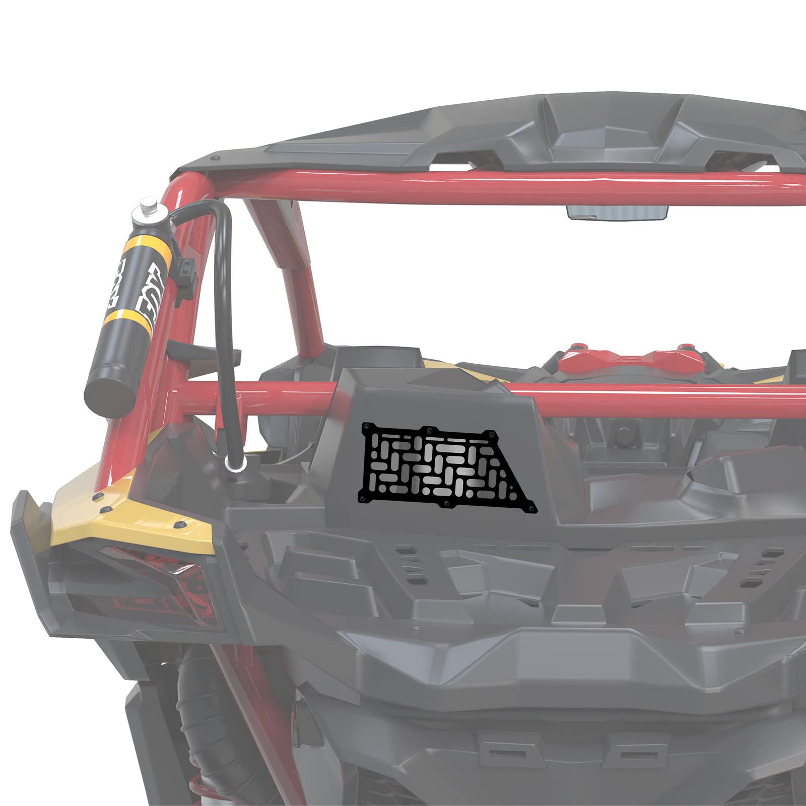 KEMIMOTO X3 debris shield guard helps keep debris out during fast-paced runs.