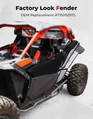 KEMIMOTO X3 fender flare front-right shields wheel well from debris