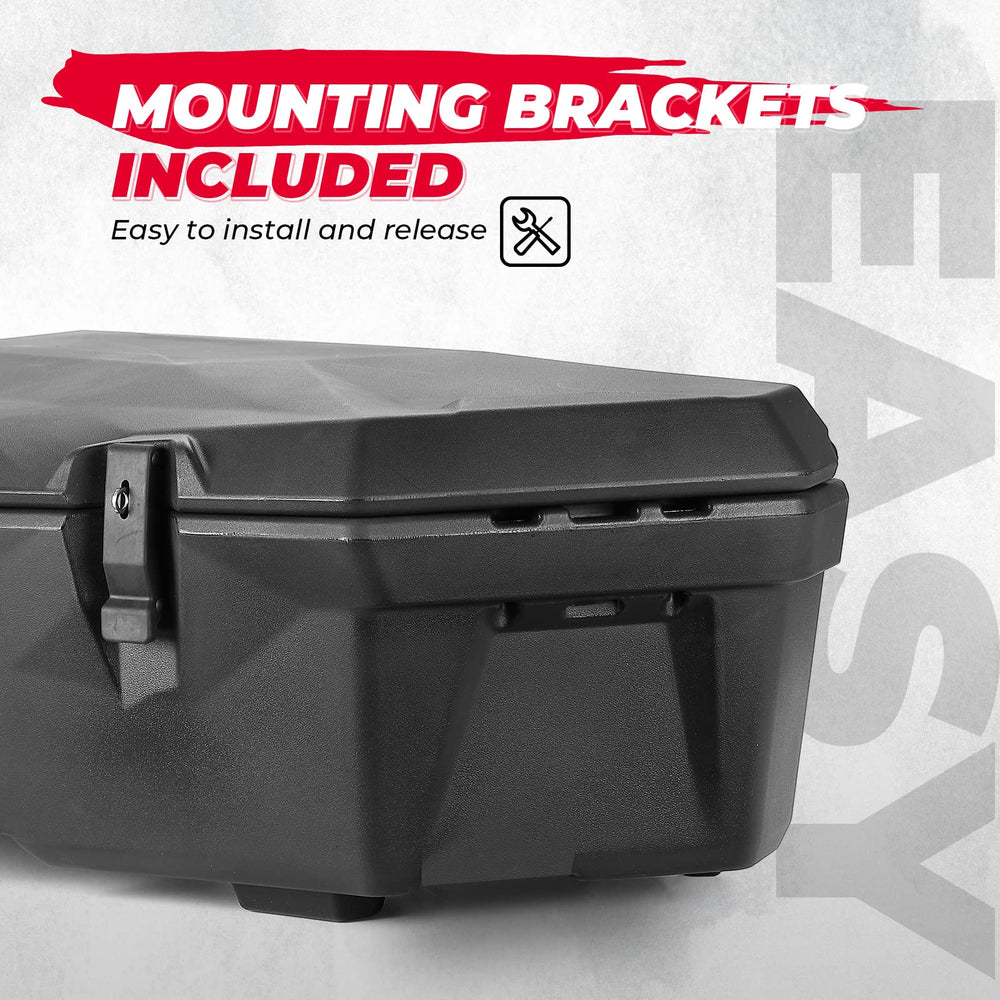 Kemimoto X3 quick open/close snap design enables easy trail access.