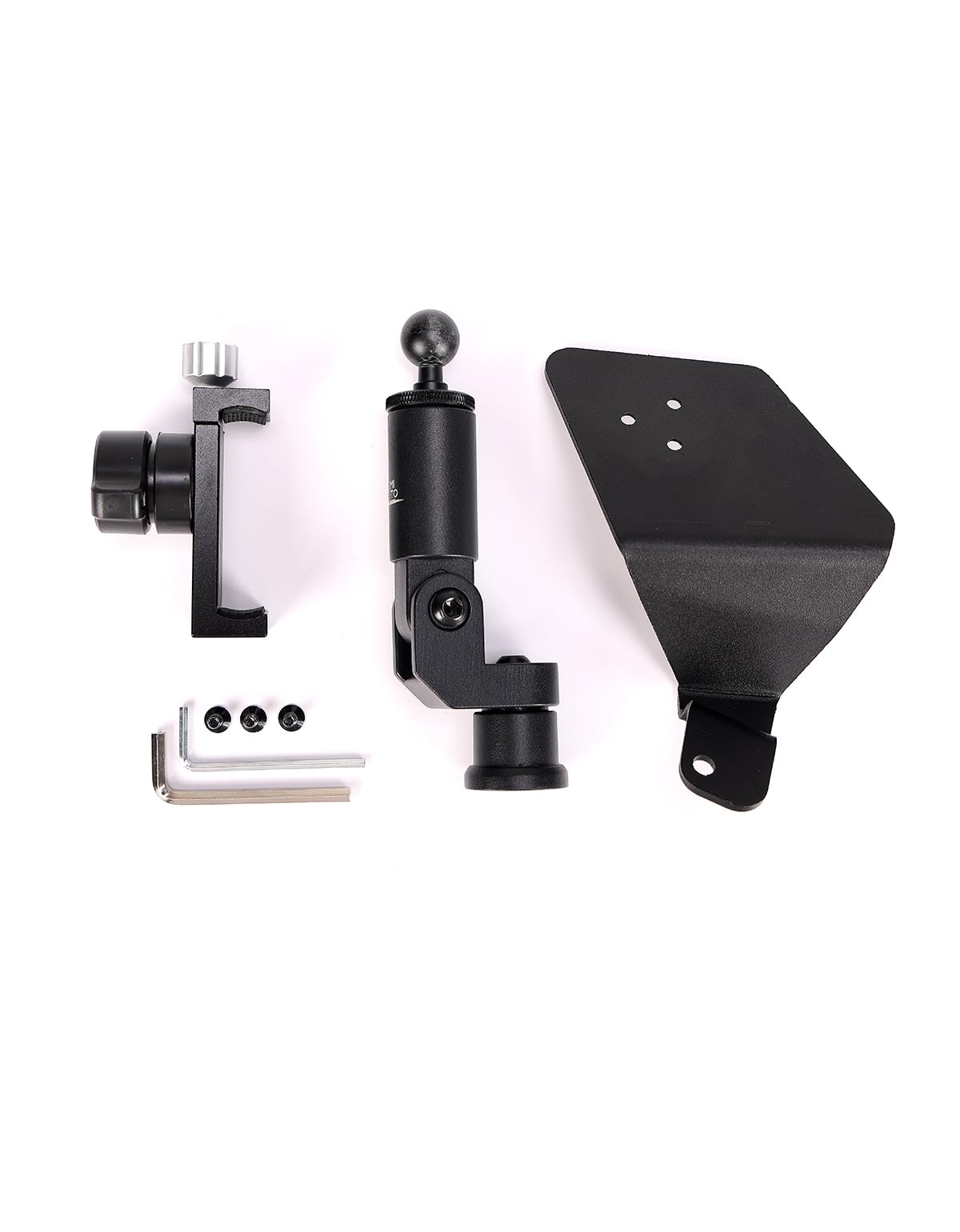 KEMIMOTO securely holds devices during rough rides.