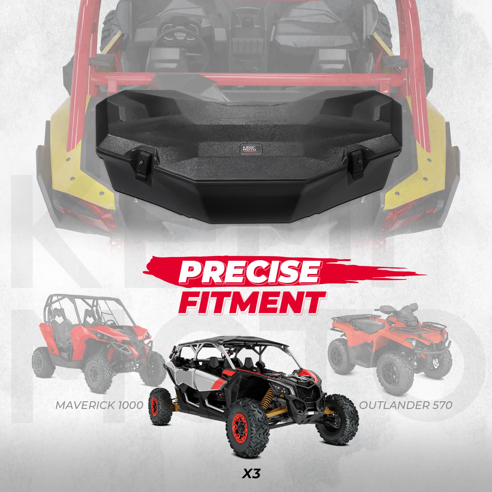 Kemimoto X3 wide compatibility with Maverick X3 MAX models.