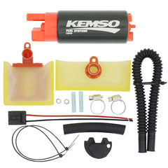 KEMSO 340LPH fuel pump body ensures durable fuel delivery under high demand.