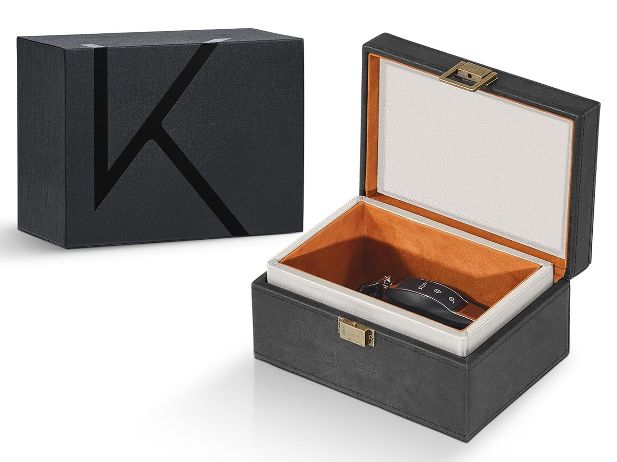 KENARK KK6M-BK Faraday Box for car keys protection prevents signal theft and cloning.