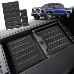 Kentuto center-console liner for Tundra upper with anti-slip grip.