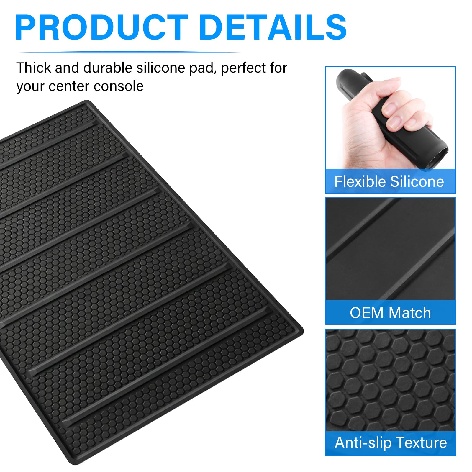 Durable Kentuto silicone material, easy to wipe clean after daily use.