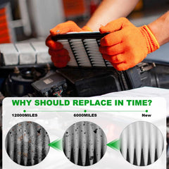 KEQGPCBE engine filter packaging showcasing easy fit for Subaru Outback models