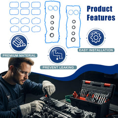 KERAIDMOTO 3.6L gasket set close-up multi-layer seal boosts performance