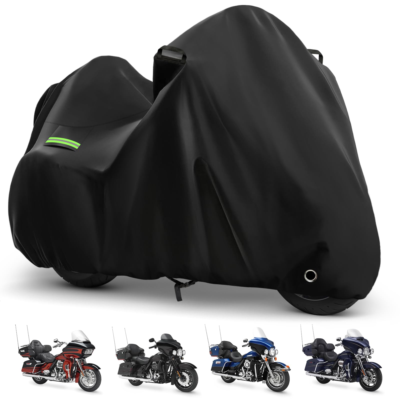 KERANTY motorcycle cover for Road Glide Ultra Limited protecting from sun and rain.